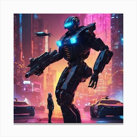 Futuristic Robot 4 Canvas Print