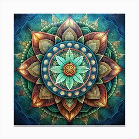 Mandala Again Canvas Print