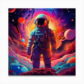 Space Astronaut Canvas Print