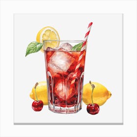 Cherry Martini Canvas Print