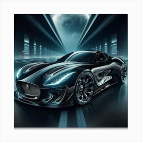 Futuristic Sports Car 48 Canvas Print