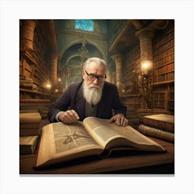 The Librarian 41 Canvas Print