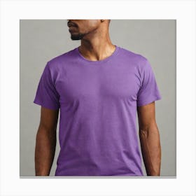 Purple T - Shirt 6 Canvas Print