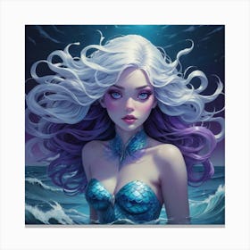 Mermaid Canvas Print