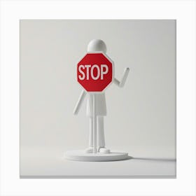 Stop Sign Canvas Print