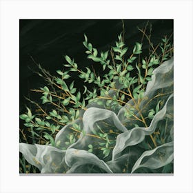 A Captivating Illustration Of A Lively Golden An (3) Canvas Print