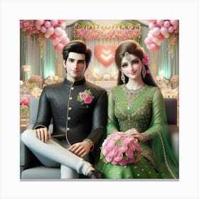 Pakistani Wedding 1 Canvas Print
