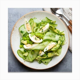 Cucumber Salad Canvas Print