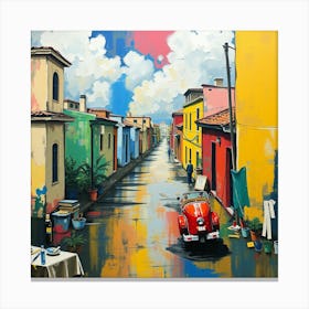 Street In Rome Canvas Print