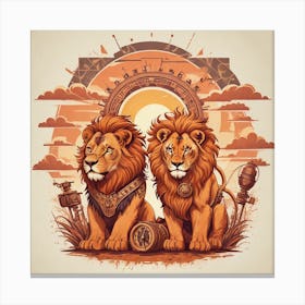 Lion King Canvas Print