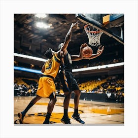 Basketball Player In Action 1 Canvas Print