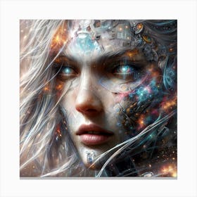 Futuristic Woman 1 Canvas Print