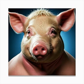 Pig Face 1 Canvas Print