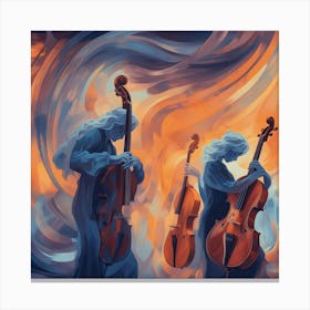 Cello Trio Canvas Print