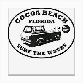 Cocoa Beach Florida Surf Canvas Print