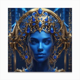 Blue Angel Canvas Print