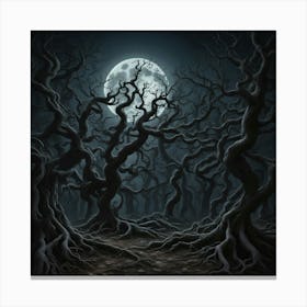 Dark Forest 9 Canvas Print