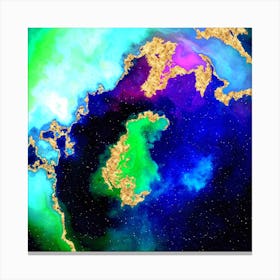 100 Nebulas in Space Abstract n.005 Canvas Print