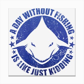 Womens Funny Shark Design For Men Women Animal Shark Stuff Canvas Print