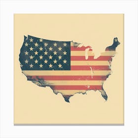 United States Of America Canvas Print