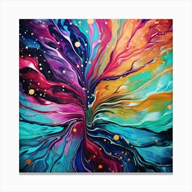 Abstract Tree Of Life Canvas Print