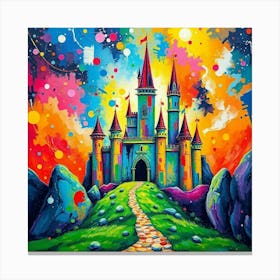 Castle In The Sky Canvas Print