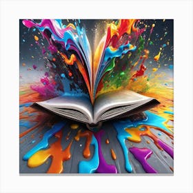 Colorful Book 1 Canvas Print