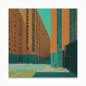 'The City' Canvas Print