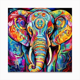 Elephant Painting 9 Canvas Print
