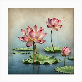 Lotus Flower 2 Canvas Print