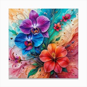 Orchids Canvas Print