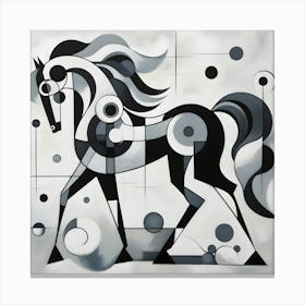 Abstract Horse 6 Canvas Print