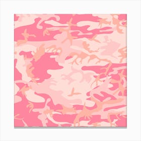 Pink Camouflage, Urban Camouflage, Military, Army Canvas Print