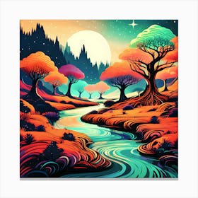 LunaScape No.3 Canvas Print