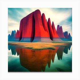 Red Rock Canvas Print