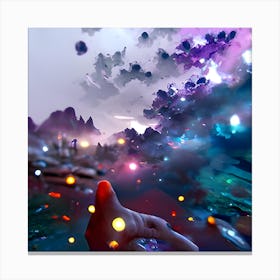 Symphony Of Light Canvas Print