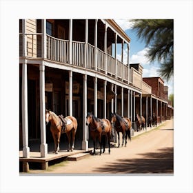 Old West Town 8 Canvas Print