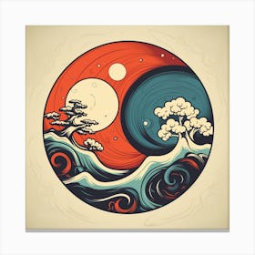 Yin And Yang 7 Canvas Print