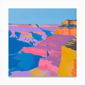 Abstract Travel Collection Grand Canyon National Park Arizona 2 Canvas Print