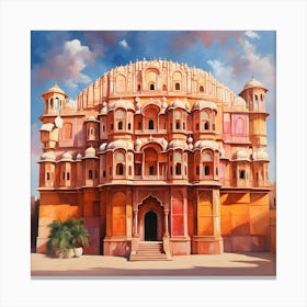 Rajasthan Mahal Canvas Print