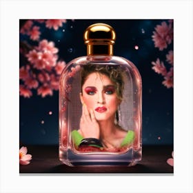 Bottle of Madonna Canvas Print