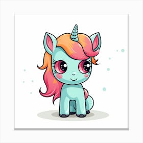 Cute Unicorn 426 Canvas Print