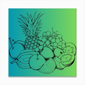 Fruit Basket Canvas Print