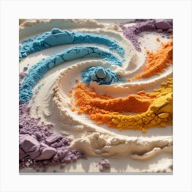 Rainbow Powder Canvas Print