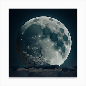 Full Moon Canvas Print