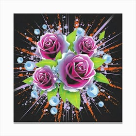 Gorgeous colorful spring flowers 12 Canvas Print