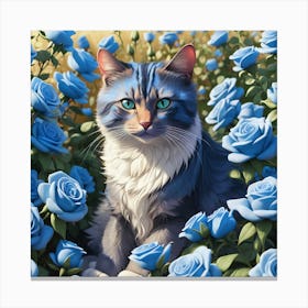 A (((Cat))) Wit 9563e167 53ce 484c 9dfa 1577f818bfed Canvas Print
