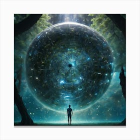 Sphere Of Light 3 Canvas Print