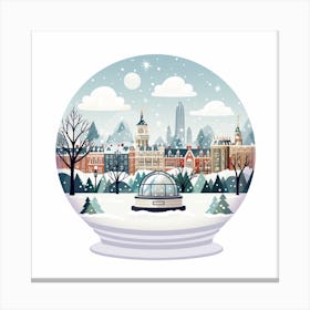 London United Kingdom 1 Snowglobe Canvas Print