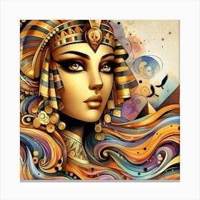 Egyptian Woman 35 Canvas Print